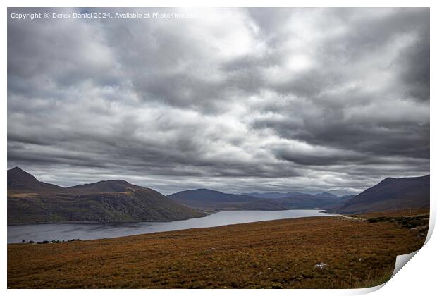 Loch Maree Print by Derek Daniel