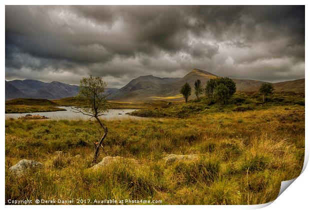 Majestic Highland Landscape Print by Derek Daniel