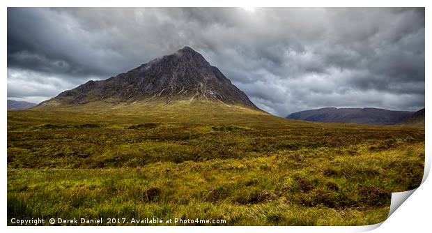 Buachaille Etive Mòr Print by Derek Daniel