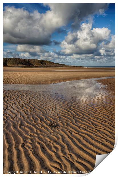 Lligwy Beach, Anglesey North Wales  Print by Derek Daniel
