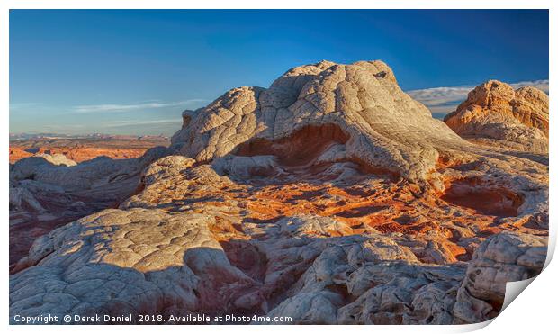 White Pocket, Arizona Print by Derek Daniel