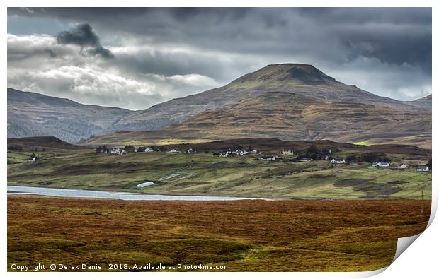 McLeods Table South (Healabhal Bheag), Skye Print by Derek Daniel