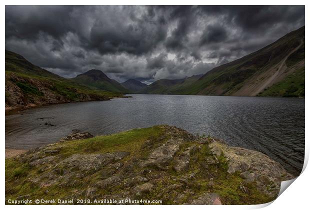 Moody Wastwater Print by Derek Daniel