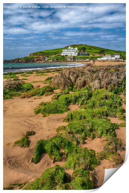 Bigbury on Sea Print by Derek Daniel