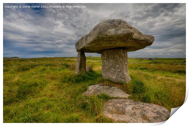 Lanyon Quoit, Cornwall  Print by Derek Daniel