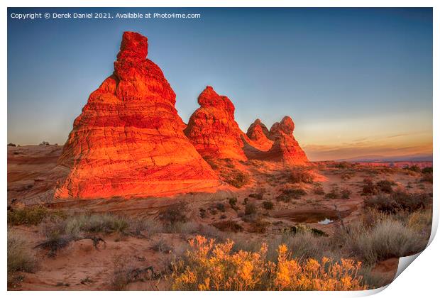 South Coyote Buttes at Sunrise, Arizona  Print by Derek Daniel