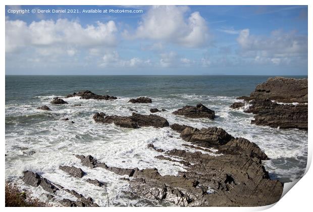 Hartland Quay #3, Devon  Print by Derek Daniel