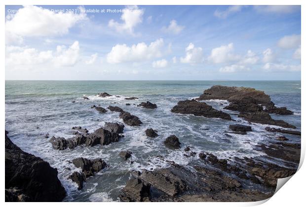 Hartland Quay #4, Devon  Print by Derek Daniel