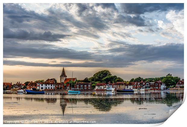 Bosham View Print by Colin Stock