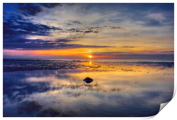 Hunstanton, Norfolk Print by Andrew Sharpe