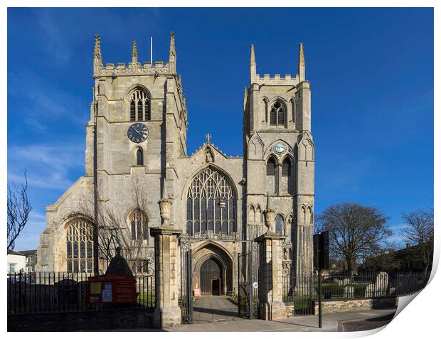 King’s Lynn Minster (formerly St Margaret’s Church Print by Andrew Sharpe