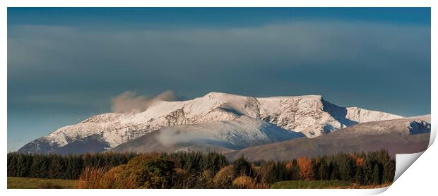 Blencathra, Northern Lake District Print by Andrew Sharpe
