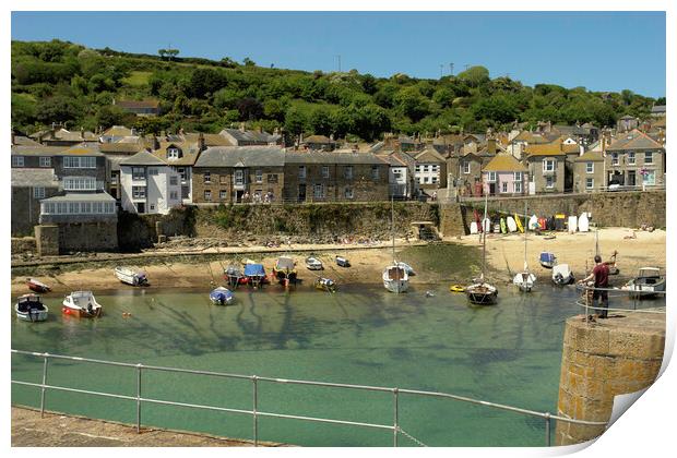 Mousehole, Cornwall Print by Andrew Sharpe