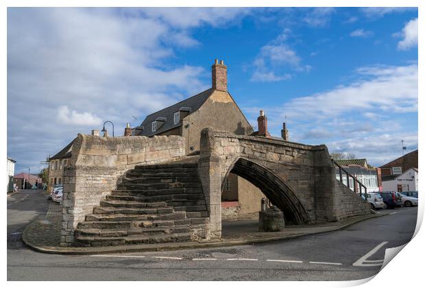 Trinity Bridge, Crowland Print by Andrew Sharpe