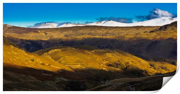 Honister Pass, Cumbria Print by Andrew Sharpe