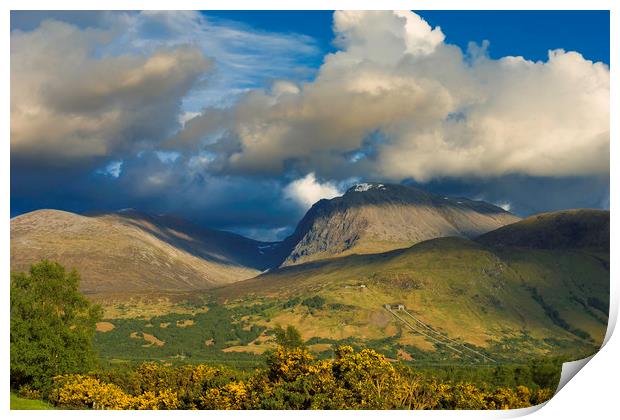 Ben Nevis Print by Andrew Sharpe