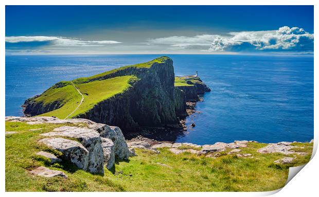 Neist Point, Isle of Skye, Scotland Print by Andrew Sharpe