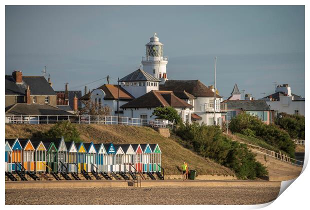 Dawn in Southwold, 27th September 2019 Print by Andrew Sharpe