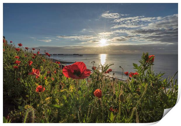 Sunrise over Southwold, 4th June 2017 Print by Andrew Sharpe