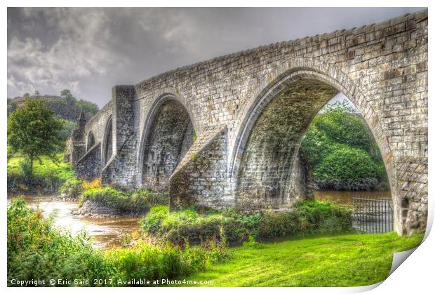 The Auld Brig Print by Eric Said