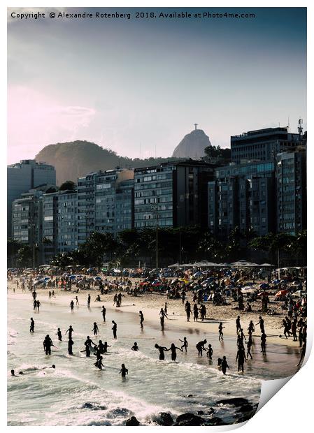 Copacabana, Rio de Janeiro, Brazil Print by Alexandre Rotenberg