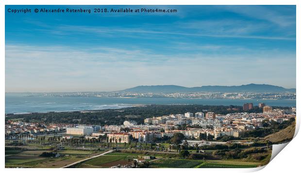 Tagus River, Portugal Panorama Print by Alexandre Rotenberg