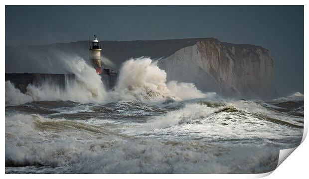 Newhaven Harbour Print by Daniel Farrington