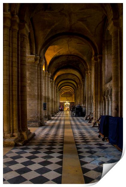 Arches and light 2 Print by Kelly Bailey
