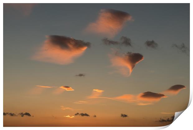 Amazing Cloud Formation Print by Tony Keogh