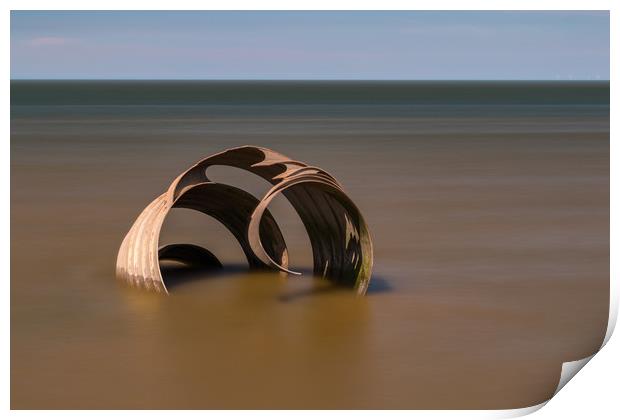 Mary's Shell at Cleveleys on the Fylde Coast Print by Tony Keogh