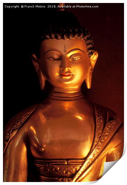 Buddha Print by Franck Metois