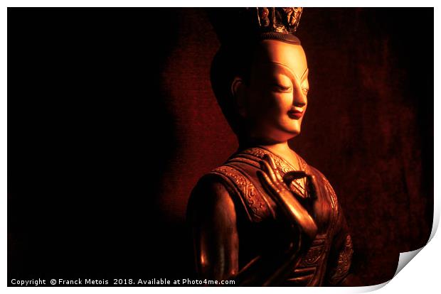 Buddha Print by Franck Metois