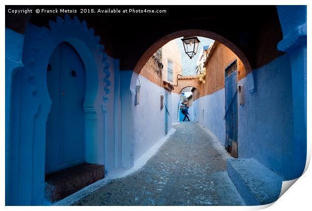 Chefchaouen Print by Franck Metois