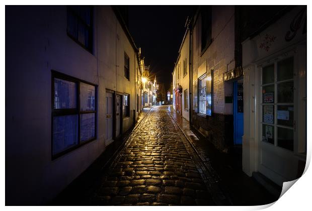 Church Street in Whitby Print by Andy Aveyard