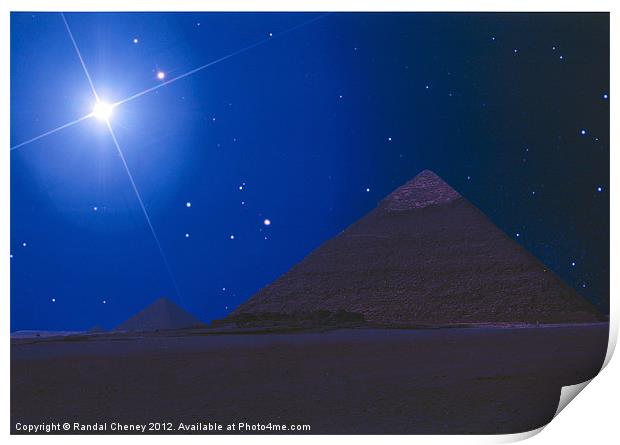 The Star of David Print by Randal Cheney