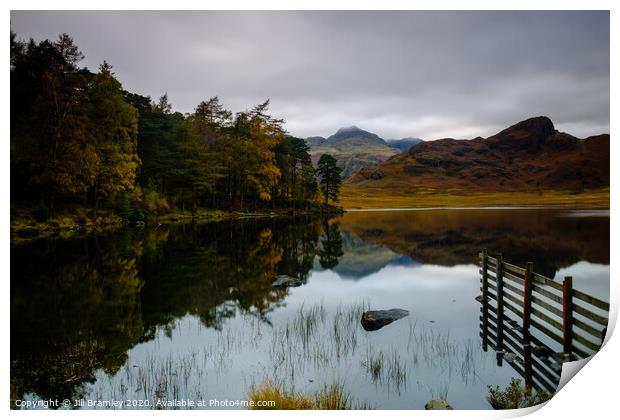 Blea Tarn Autumn Print by Jill Bramley