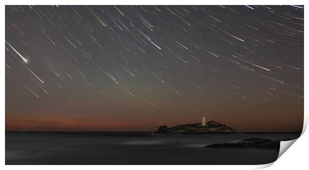 Godrevy Stars Print by Barry Smith