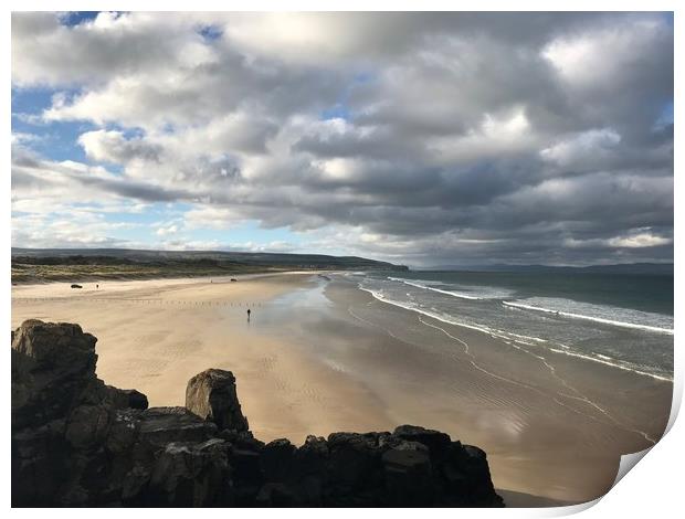 Portstewart Strand Print by Colin Reeves