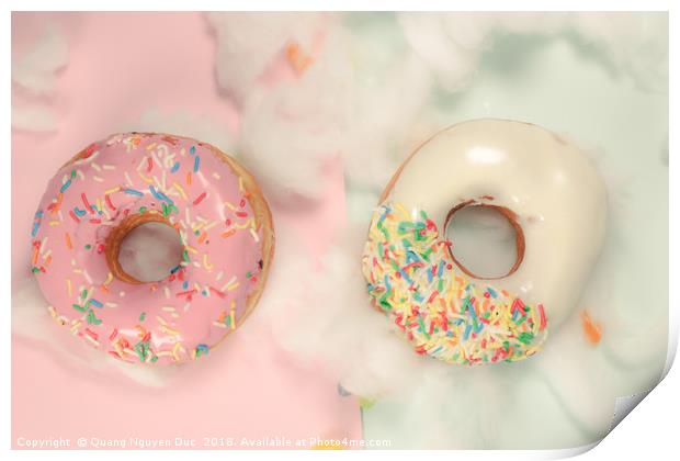 Donuts with holes Print by Quang Nguyen Duc