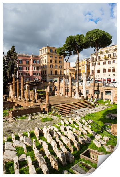 Largo di Torre Argentina Print by Andrew Michael