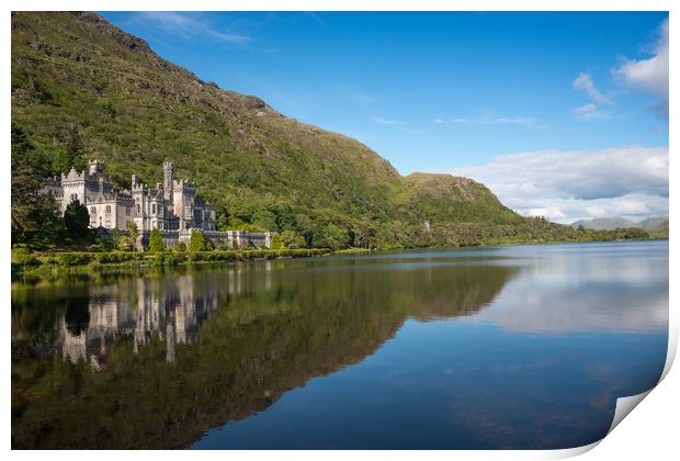 Kylemore Abbey Print by Andrew Michael