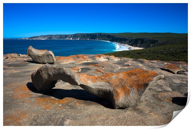 Remarkable Rocks Print by Andrew Michael