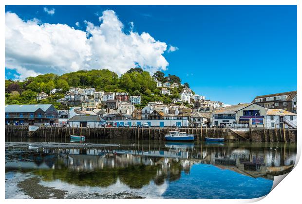  Looe in Cornwall Print by Andrew Michael
