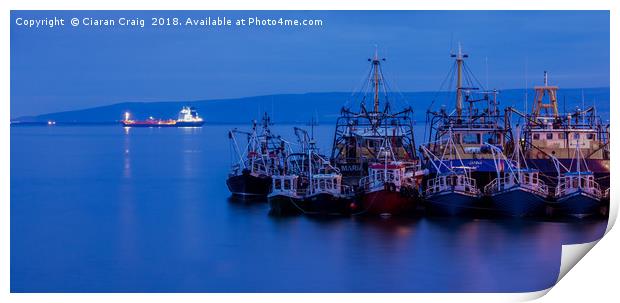 Ships that pass in the night  Print by Ciaran Craig