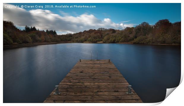 Autumn at Lough Erne Print by Ciaran Craig