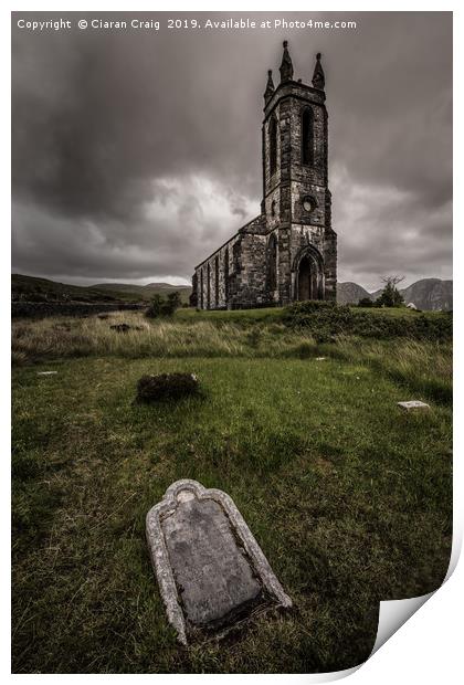 Abandoned Dunlewey Church  Print by Ciaran Craig