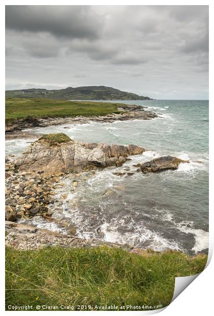 The coast at Dunfanaghy Bay  Print by Ciaran Craig