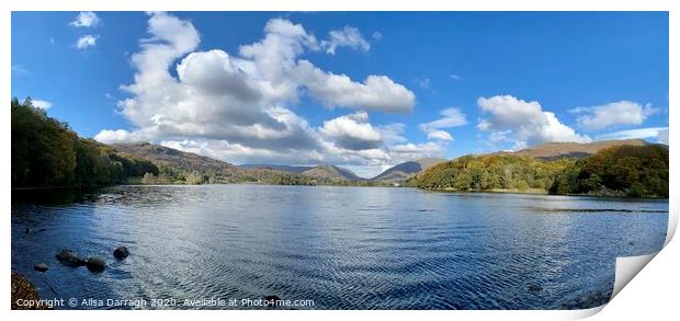 Grasmere Lake  Print by Ailsa Darragh