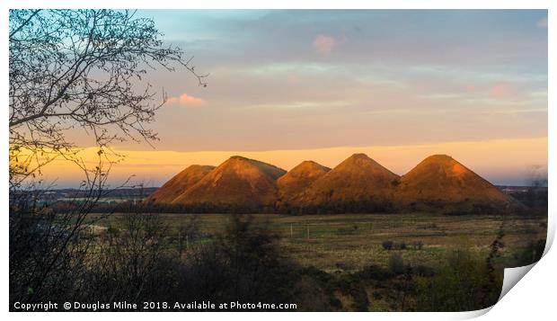 The Five Sisters Print by Douglas Milne