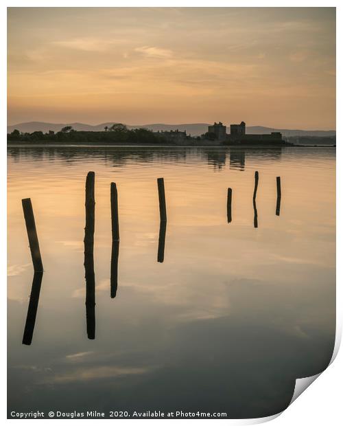 Blackness Castle, West Lothian Print by Douglas Milne